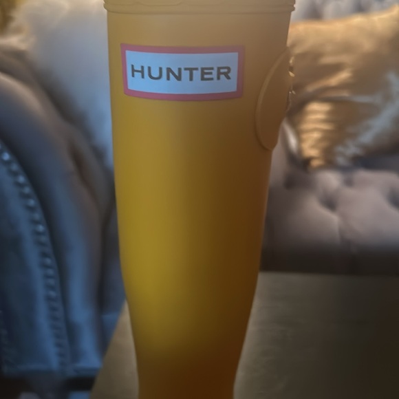 Hunter Classic Yellow Tall Rain Boots - Picture 4 of 12